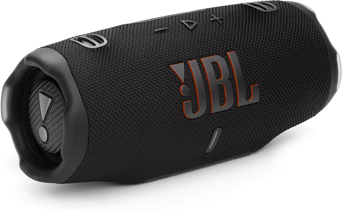 JBL Charge 6 Waterproof Portable Bluetooth Speaker (Black)