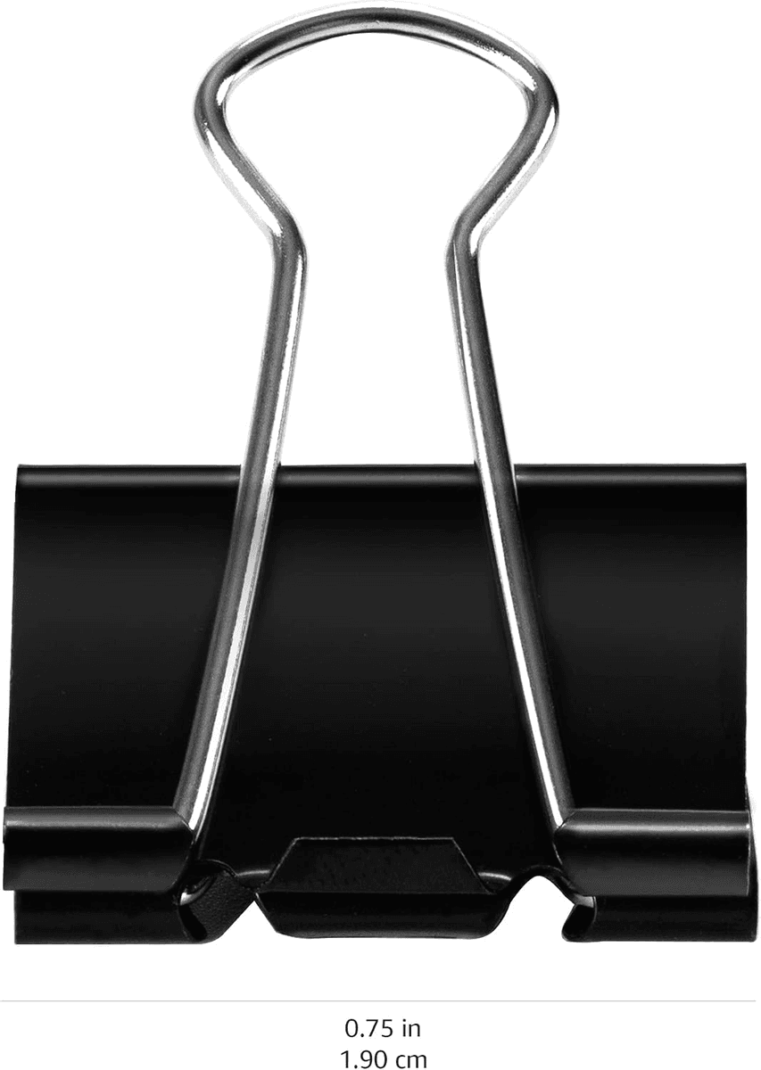 Amazon Basics Small Binder Clips, 144 Count image 5