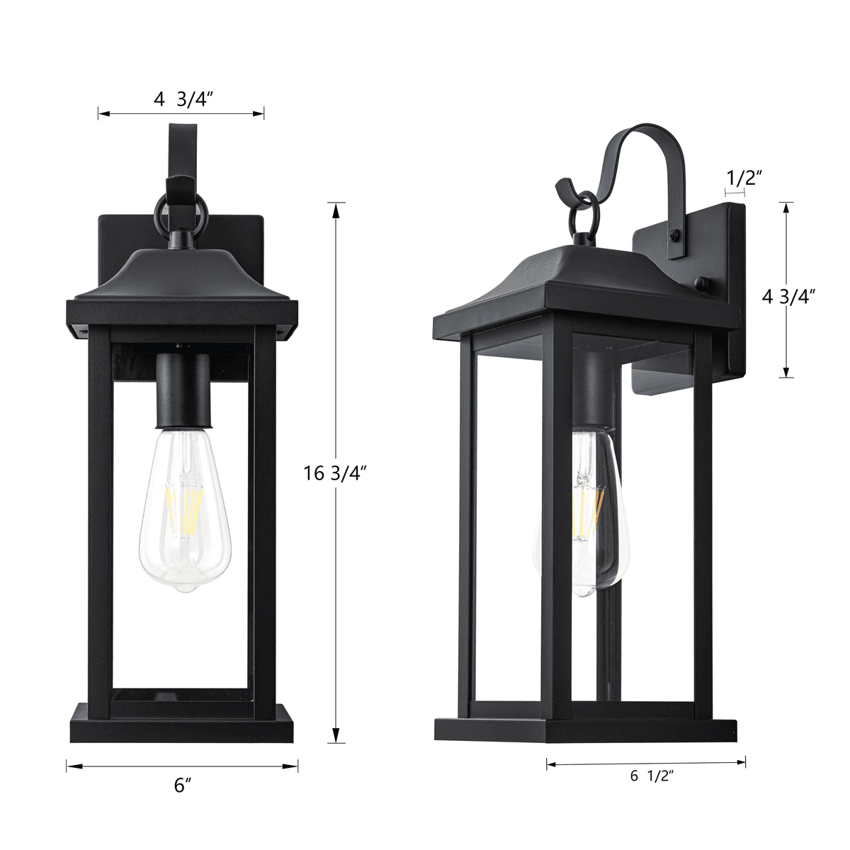 C Cattleya 16.75-Inch Outdoor Wall Lights, 2-Pack image 5