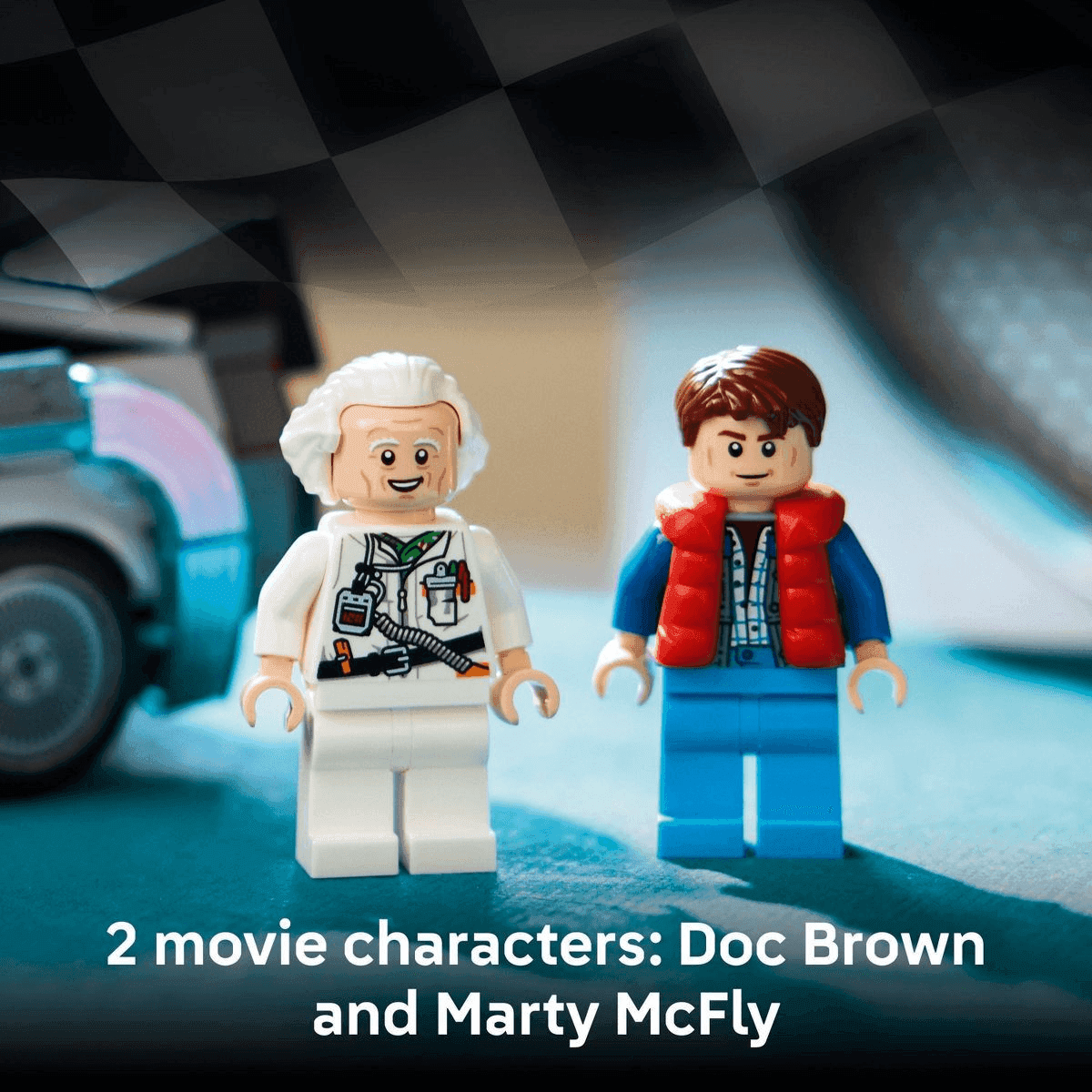 LEGO Speed Champions Back to the Future Time Machine 77256 image 5