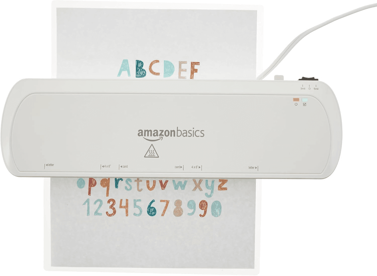 Amazon Basics 9-Inch Thermal Laminator Machine image 2