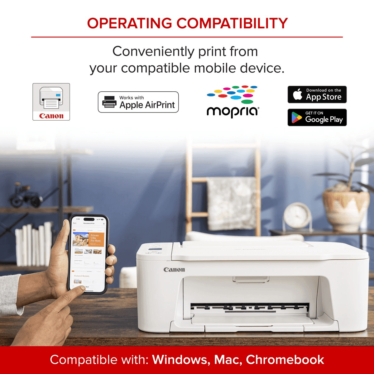 Canon PIXMA TS3722 Wireless All-In-One Inkjet Printer for Home Office image 5
