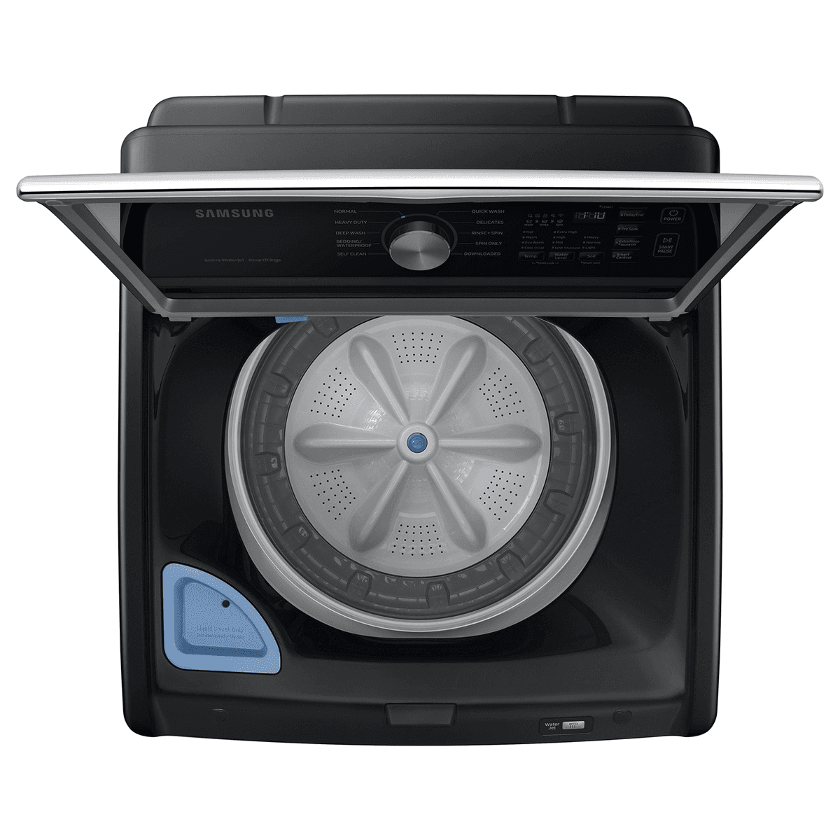Samsung 4.7 Cu. Ft. Active WaterJet Top-Load Washer (Brushed Black) image 2