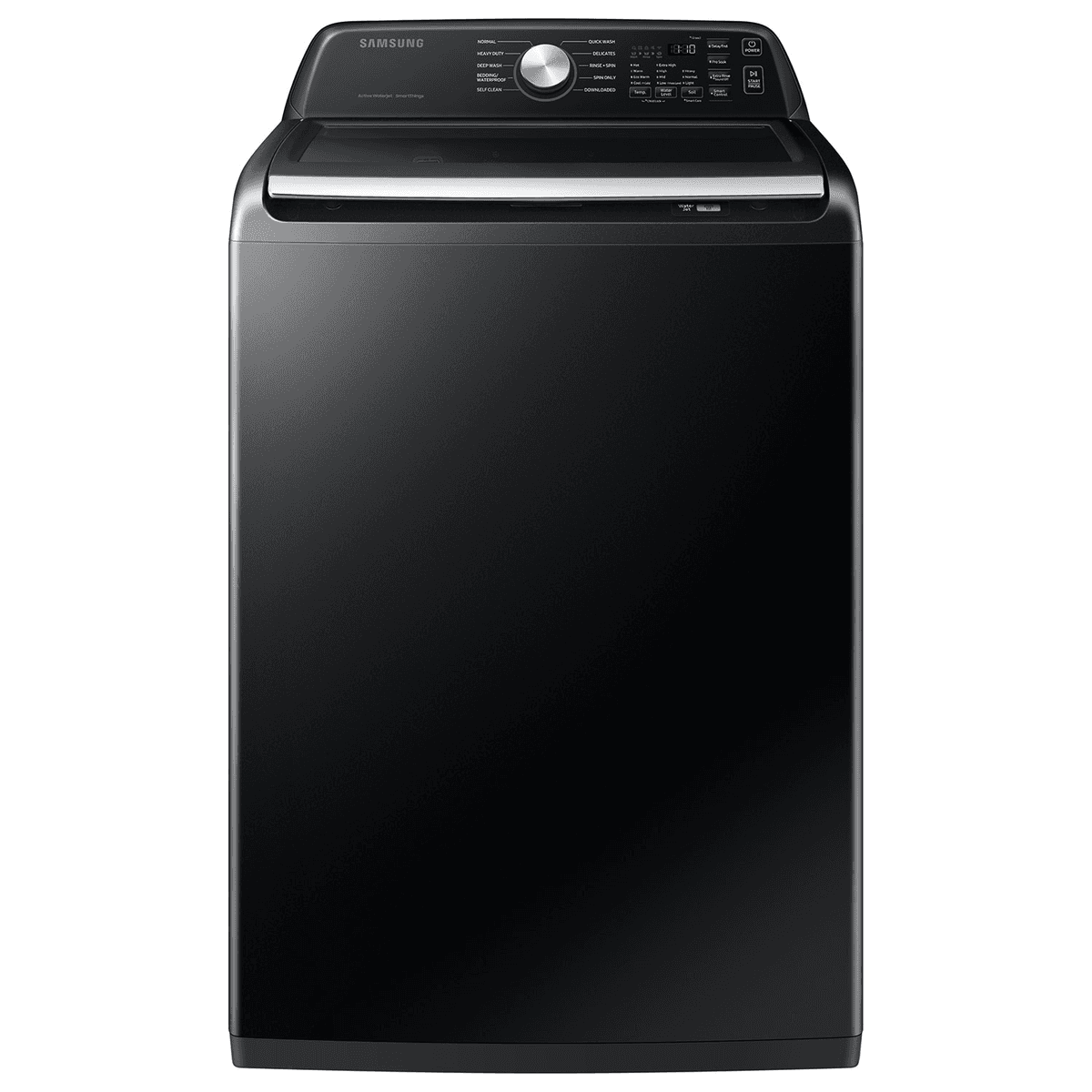 Samsung 4.7 Cu. Ft. Active WaterJet Top-Load Washer (Brushed Black)