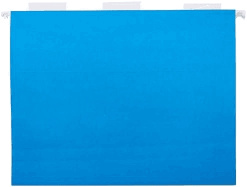 Amazon Basics Letter-Size Hanging File Folders, Assorted Colors (25-Pack) image 3
