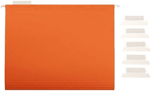 Amazon Basics Letter-Size Hanging File Folders, Assorted Colors (25-Pack) image 5