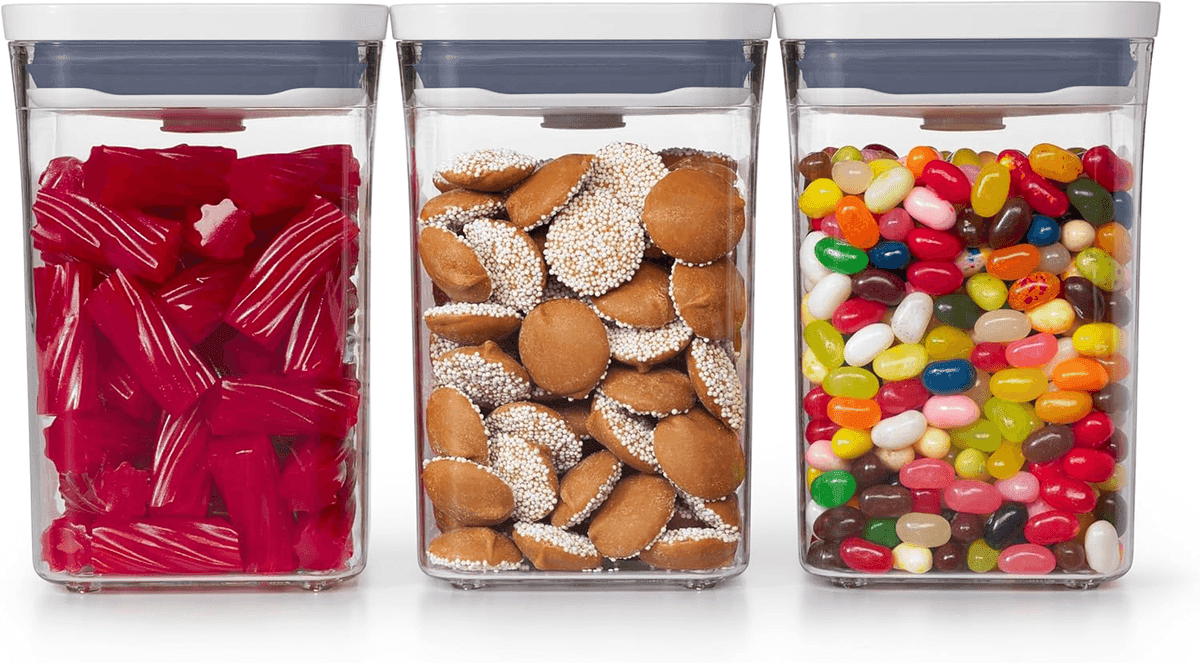OXO Good Grips POP 1.1-Quart Food Storage Containers, 3-Piece