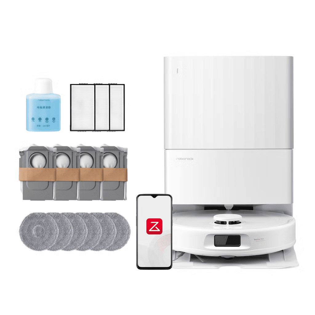 Roborock QX Revo PLUS Robot Vacuum and Mop with Dock 3.0 - White