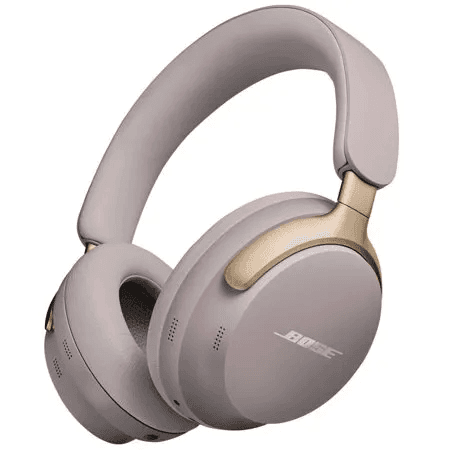 Bose QuietComfort Ultra Wireless Noise Cancelling Over-Ear Headphones - Sandstone