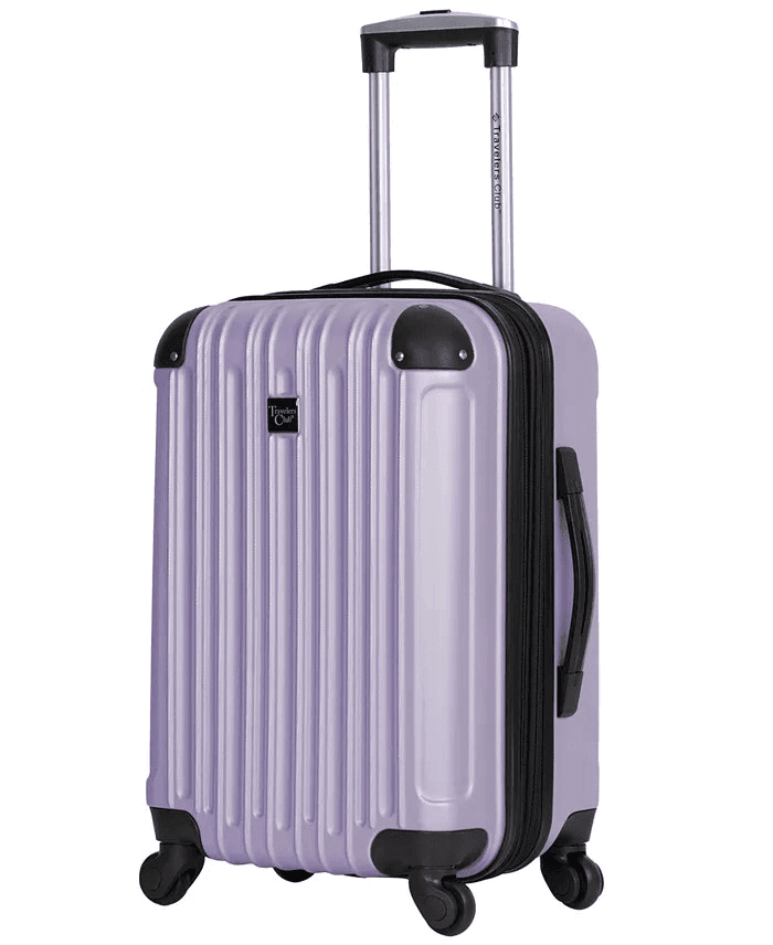Travelers Club Midtown 4-Piece Hardside Luggage Set - Lilac image 3