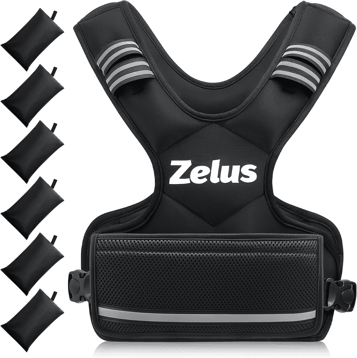 ZELUS Adjustable 4–10 lb Weighted Vest