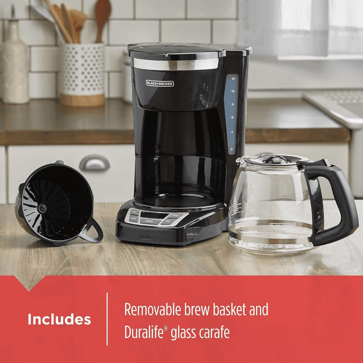 BLACK+DECKER 12-Cup Programmable Drip Coffee Maker image 5