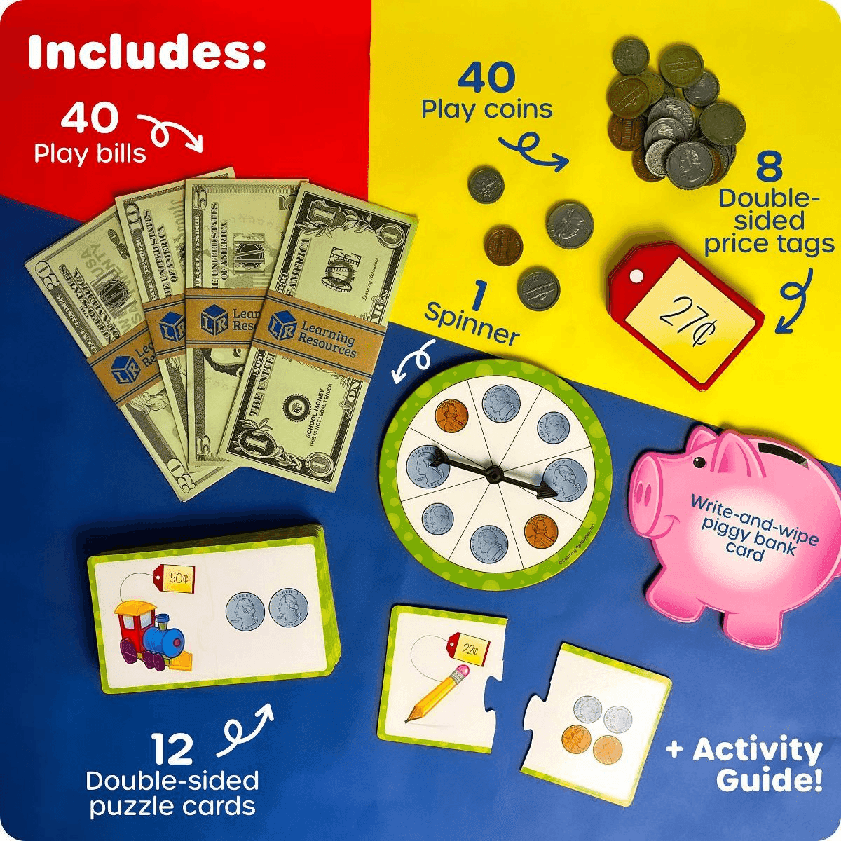 Learning Resources Money Activity Set, 102 Pieces image 3