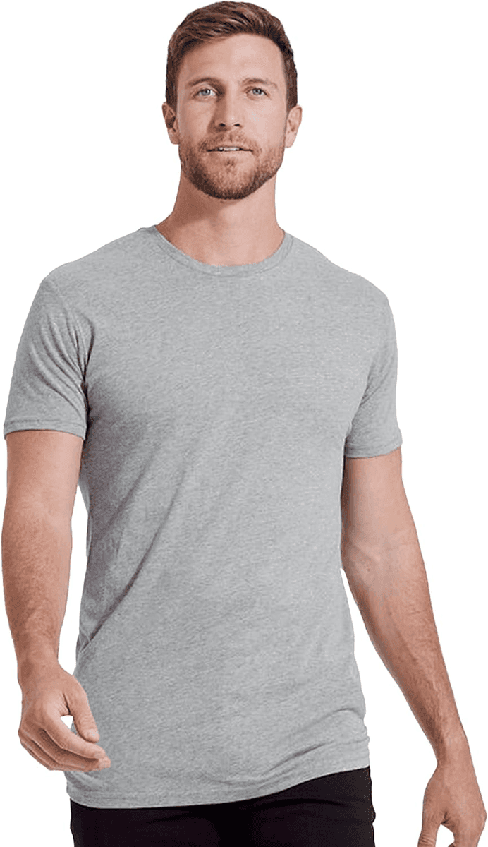 True Classic Men's Crew-Neck T-Shirt – Light Gray, Small