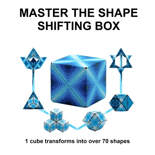Shashibo DODECA Magnetic Puzzle Cube, Blue Planet image 5