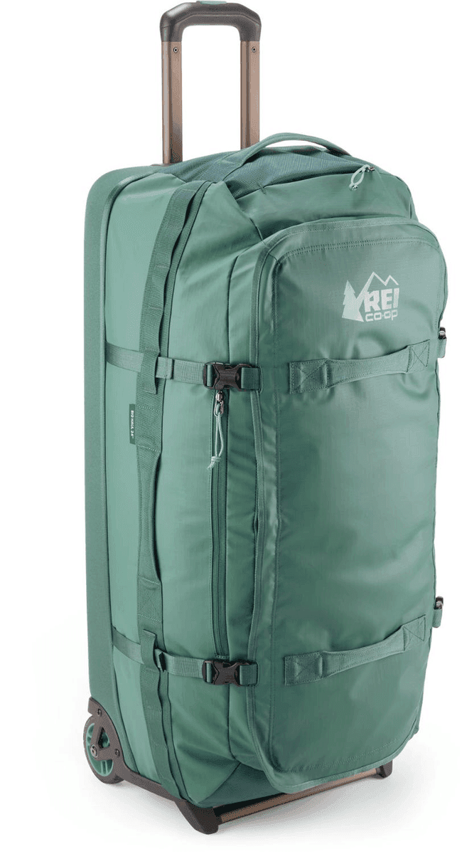 REI Co-op Big Haul 34-Inch Rolling Duffel, Jasper Green