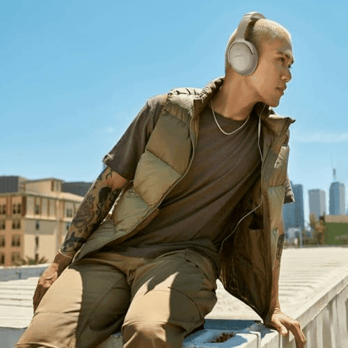 Bose QuietComfort Wireless Noise Cancelling Headphones - Sandstone image 4