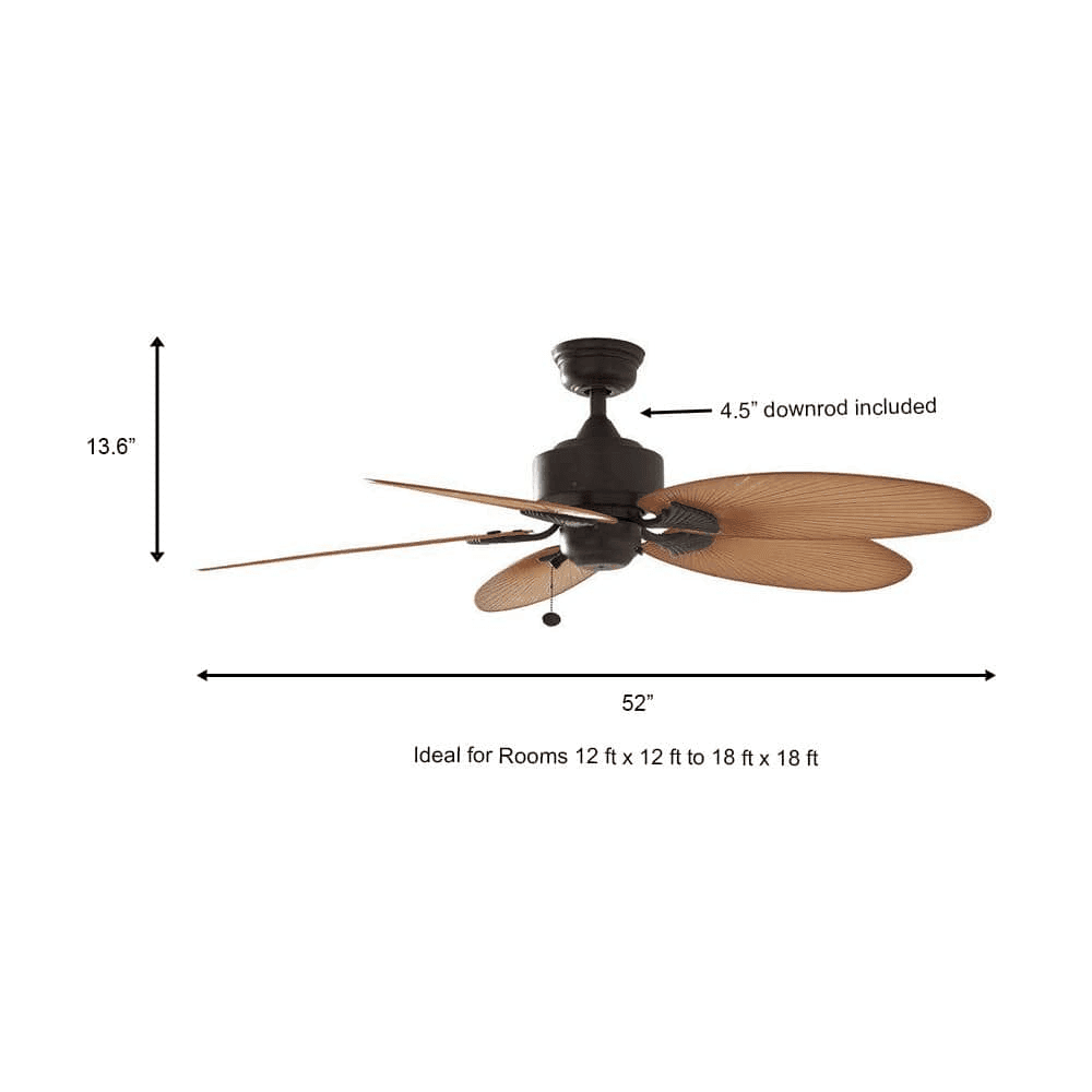 Hampton Bay Lillycrest 52-Inch Indoor/Outdoor Ceiling Fan image 3