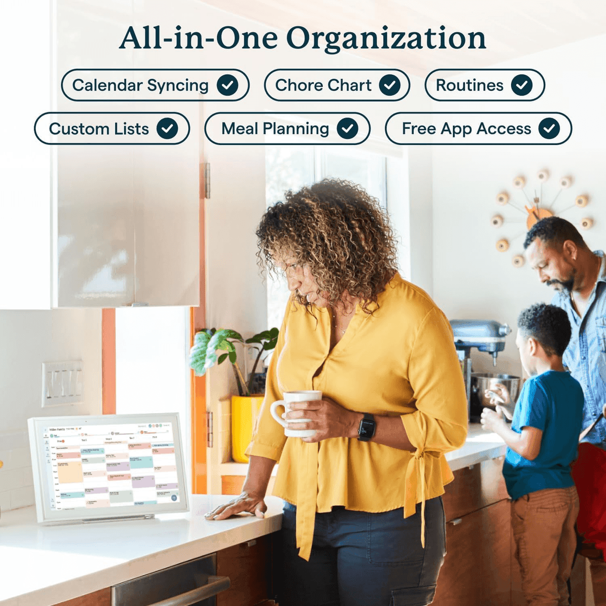 Skylight 15-Inch Smart Digital Family Calendar & Chore Chart image 3