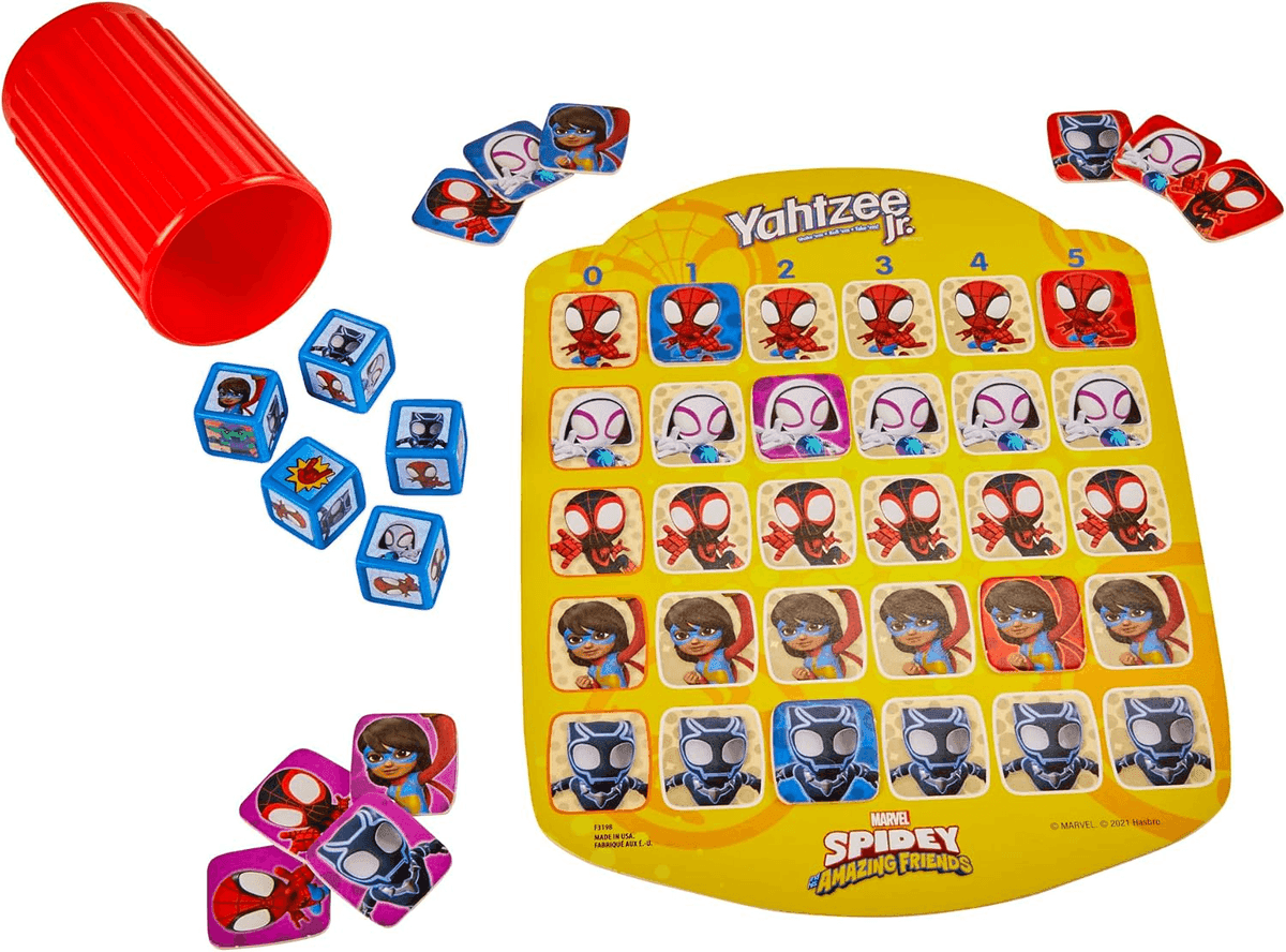 Hasbro Spidey and His Amazing Friends Yahtzee Jr. Game image 4