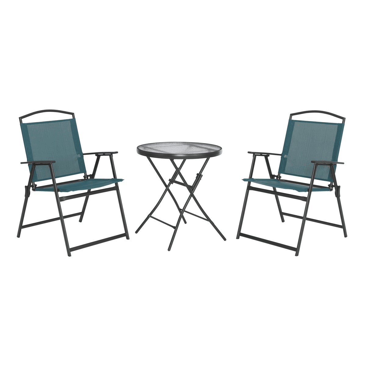 Mainstays Albany Lane 3-Piece Outdoor Bistro Set - Teal