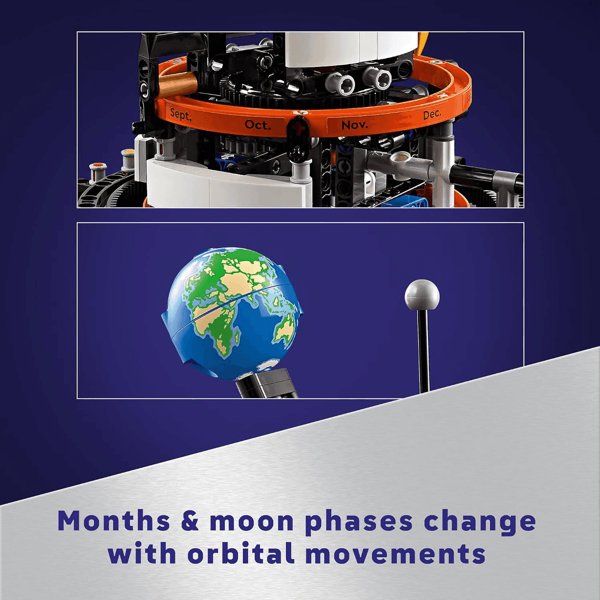 LEGO Technic Planet Earth and Moon in Orbit Building Set 42179 image 3