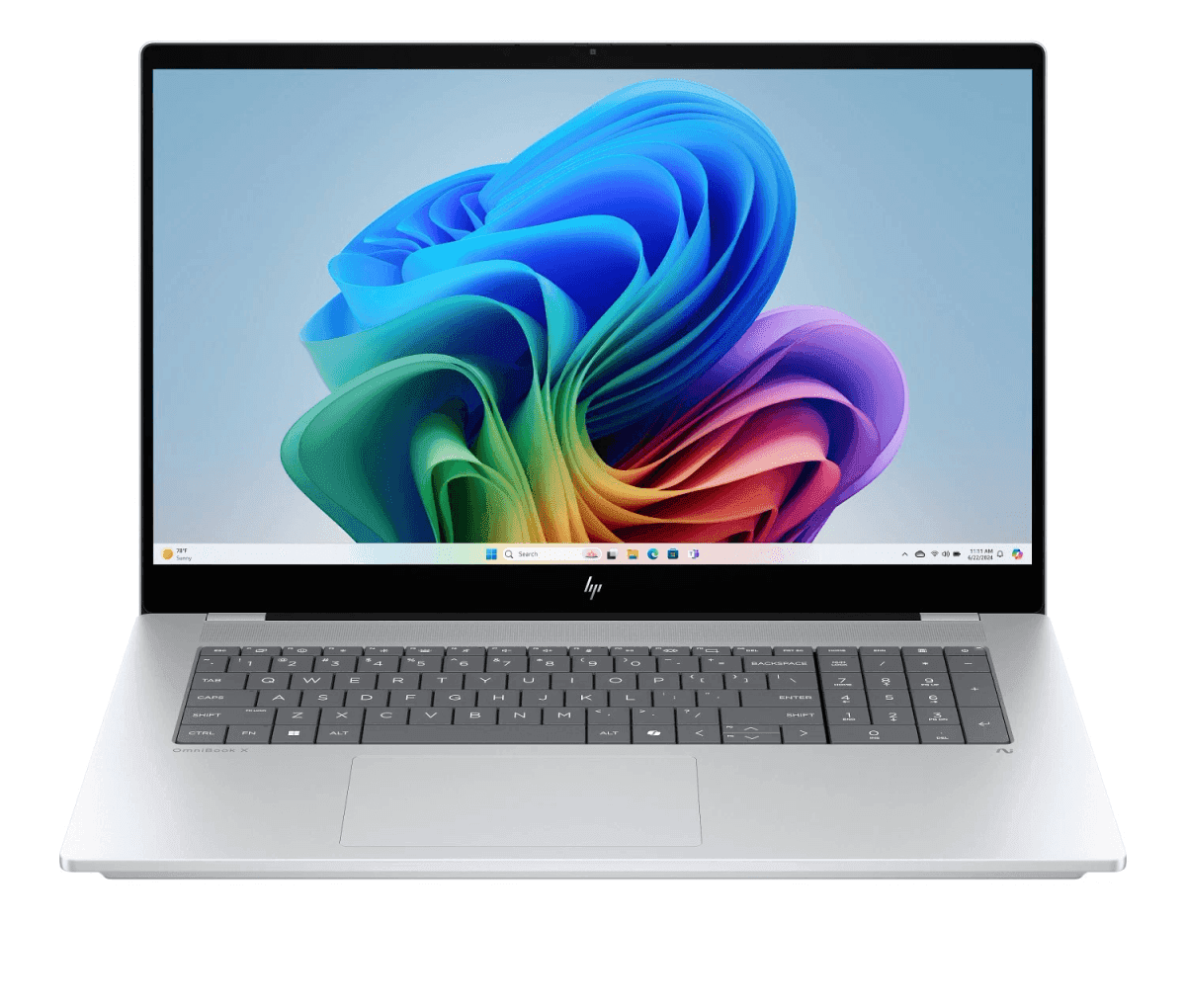 HP OmniBook X 17.3-Inch Touchscreen Laptop - Core Ultra 7, 16GB, 512GB SSD
