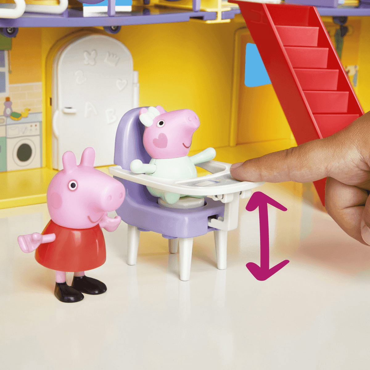 Peppa Pig Big Family House Playset with 3 Figures and 11 Accessories image 5