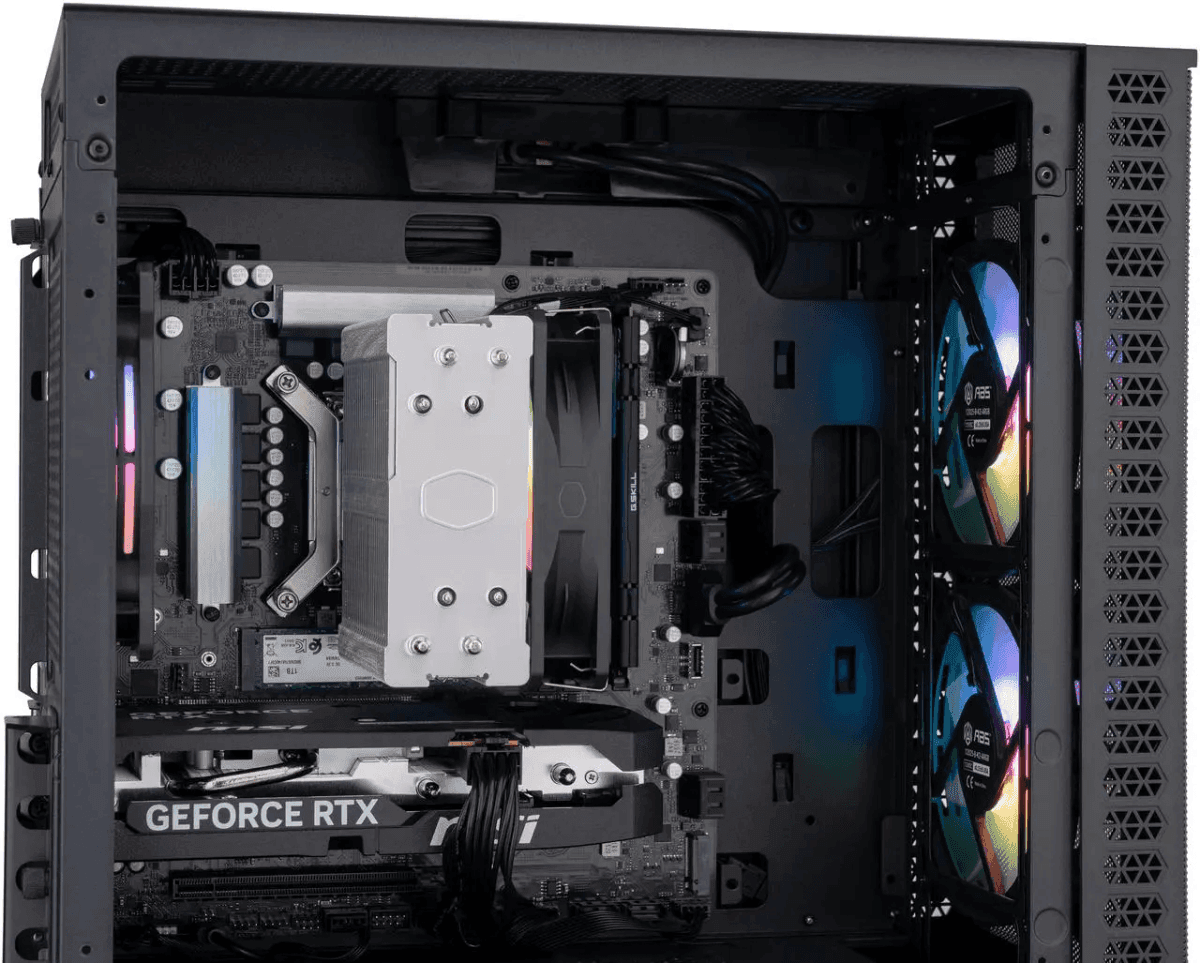 ABS Cyclone Aqua Gaming PC - Intel Core i7-14700F, GeForce RTX 5060, 32GB DDR5, 1TB SSD image 4