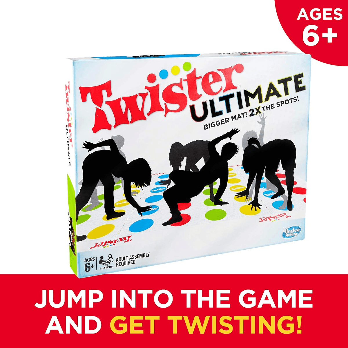 Hasbro Gaming Twister Ultimate Oversized Floor Game image 2