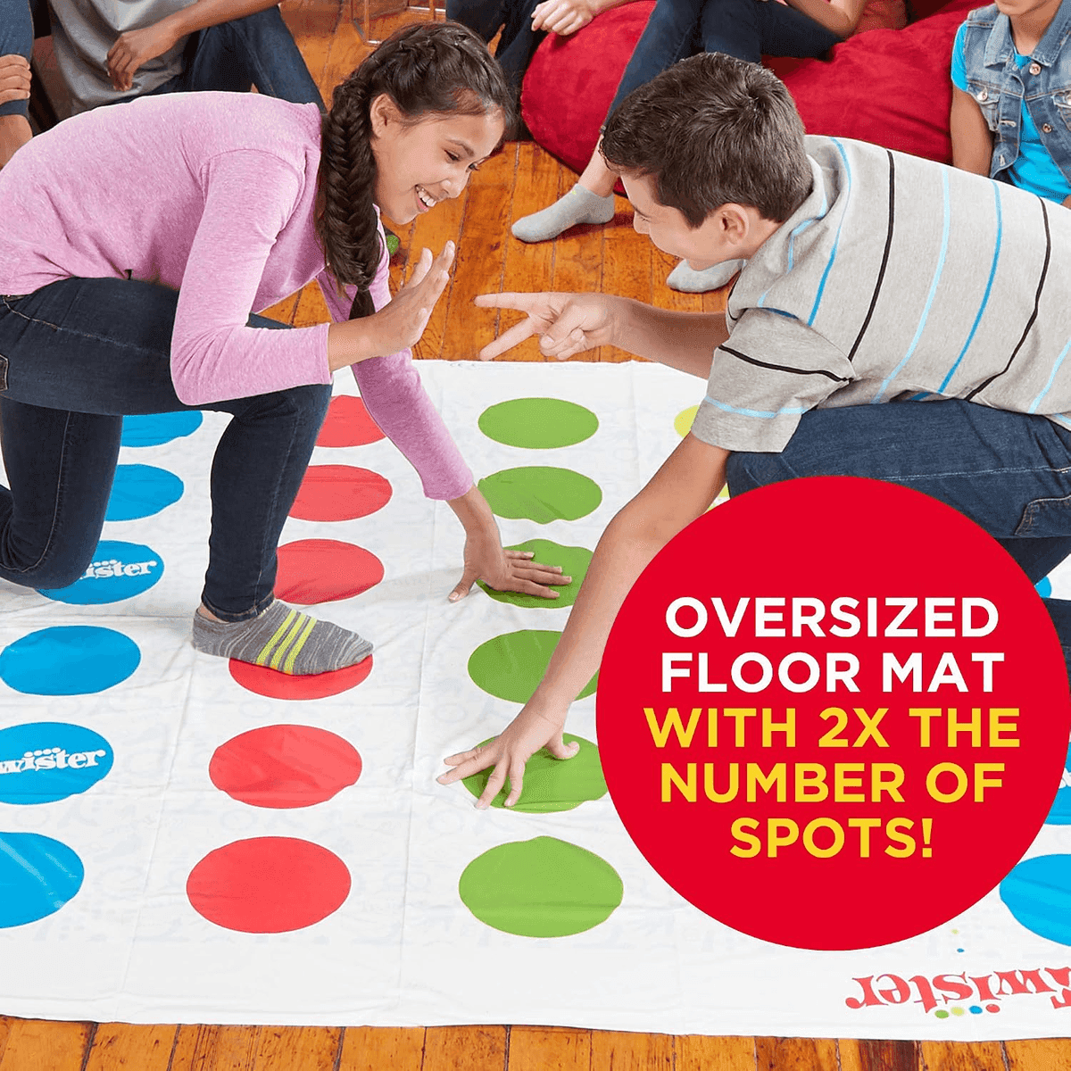 Hasbro Gaming Twister Ultimate Oversized Floor Game image 3