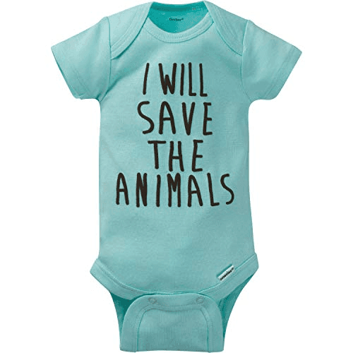Gerber Baby Boys 8-Pack Short Sleeve Onesies Bodysuits - Fox, 3-6 Months image 3