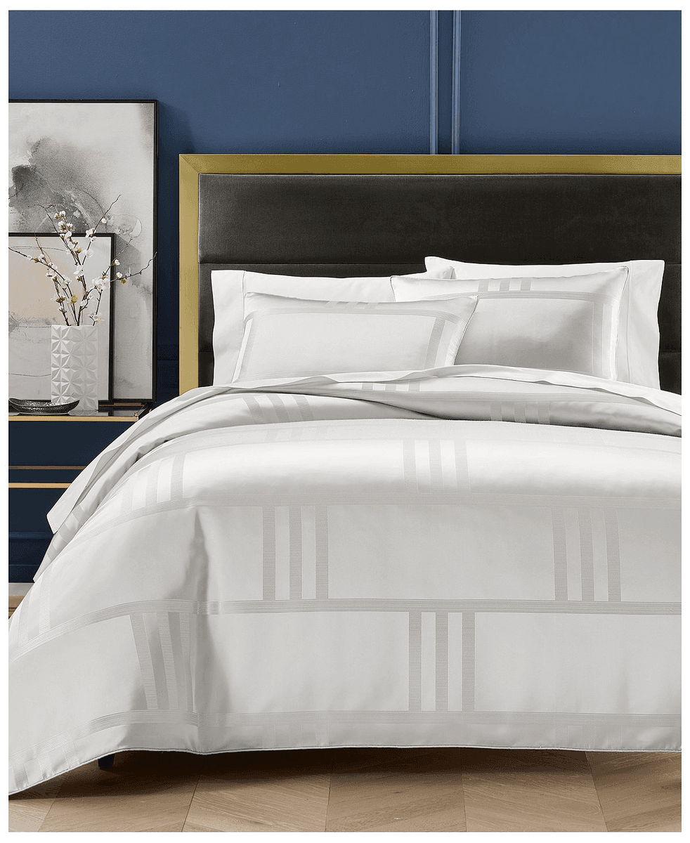 Hotel Collection Structure Silver 3-Pc. Comforter Set, Full/Queen image 3