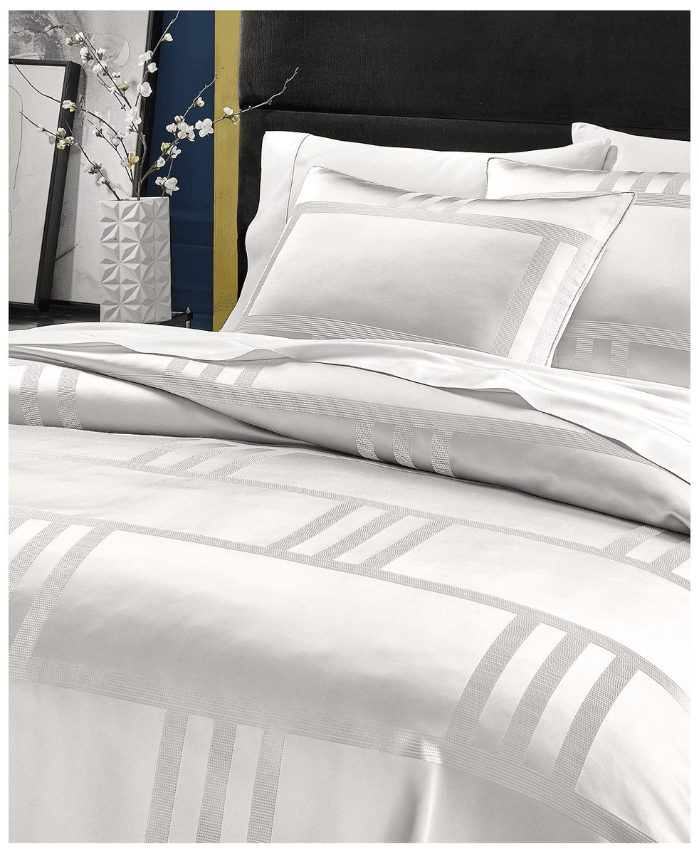 Hotel Collection Structure Silver 3-Pc. Comforter Set, Full/Queen image 2