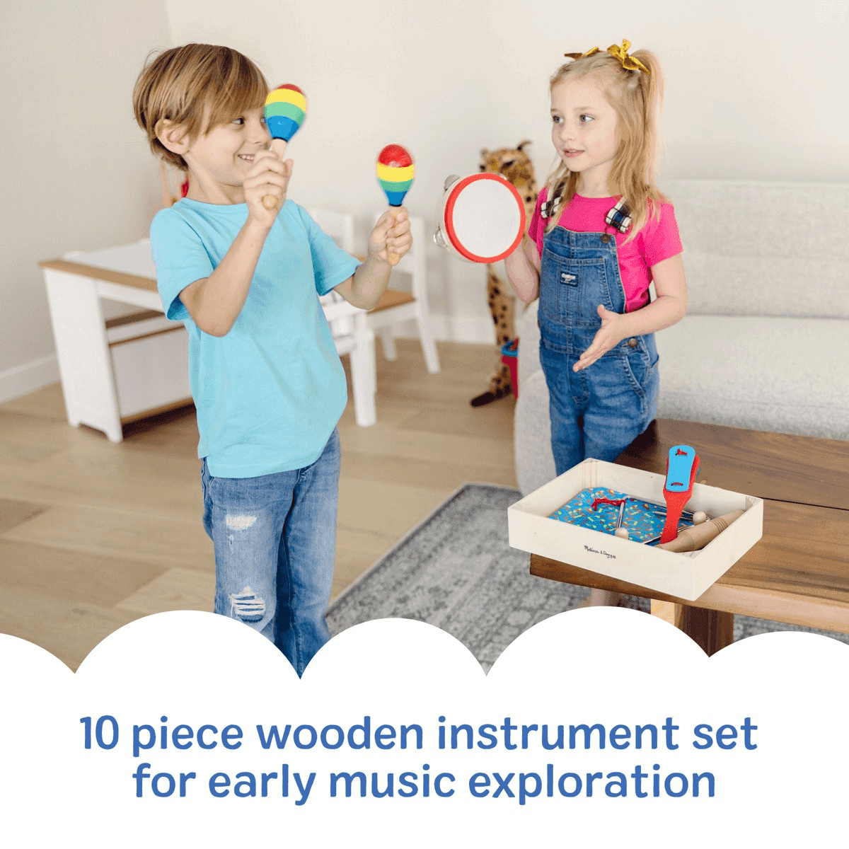 Melissa & Doug Band-in-a-Box 10-Piece Musical Set image 4
