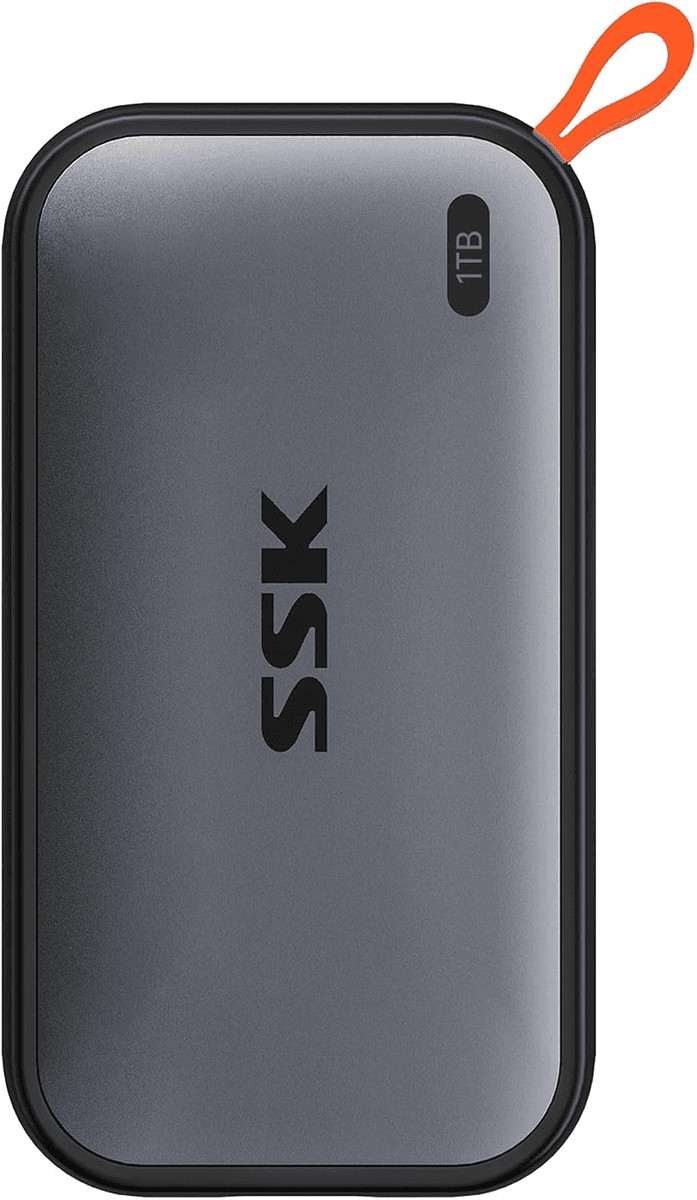 SSK 1TB USB 3.2 Gen 2 Portable SSD - Gray