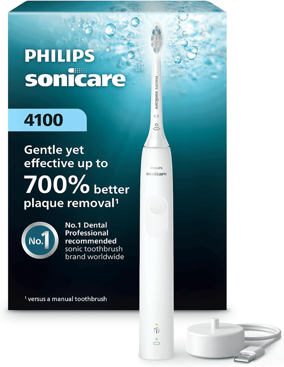 Philips Sonicare 4100 Rechargeable Electric Toothbrush - White