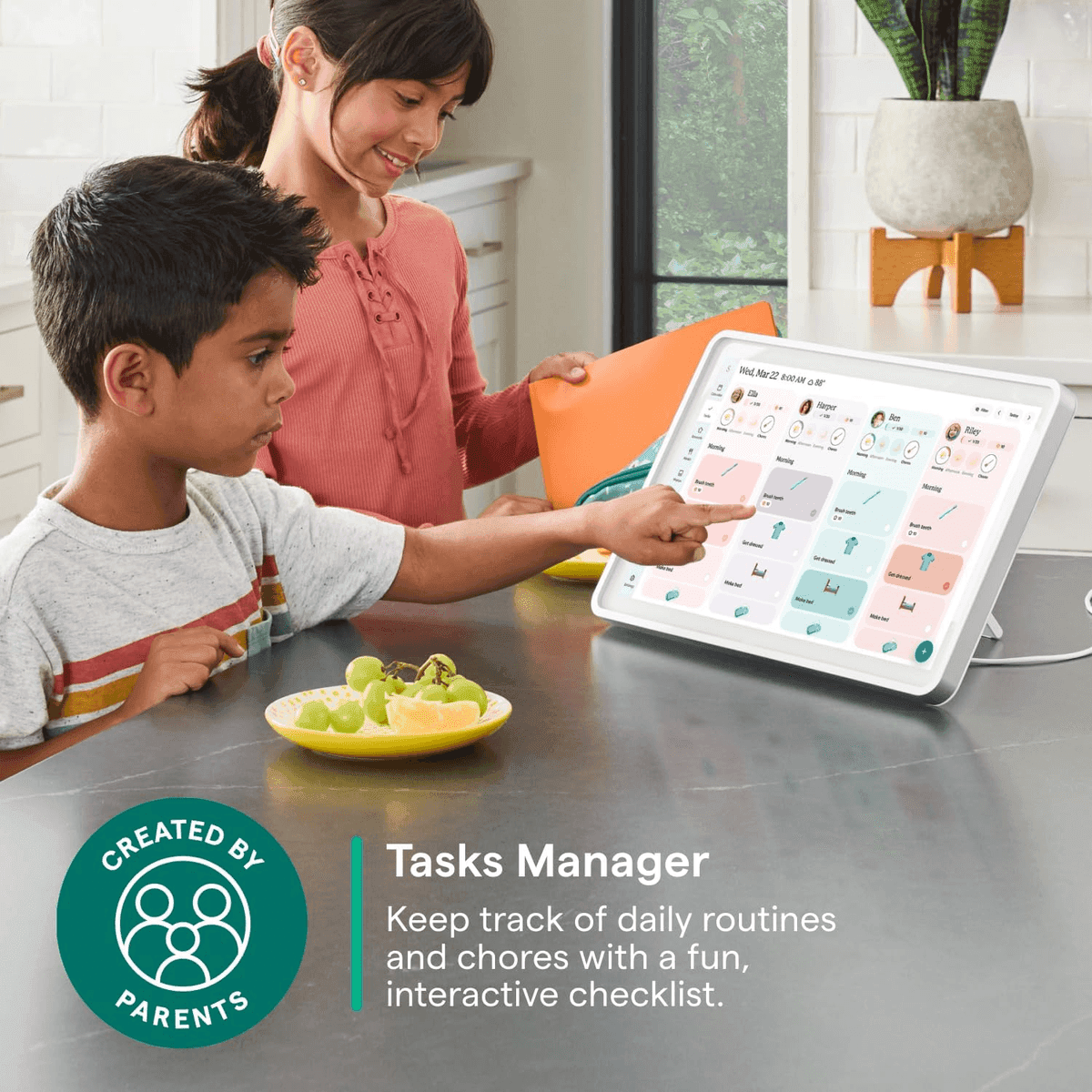 Skylight Calendar 2 15-Inch Touchscreen Digital Calendar - White image 4