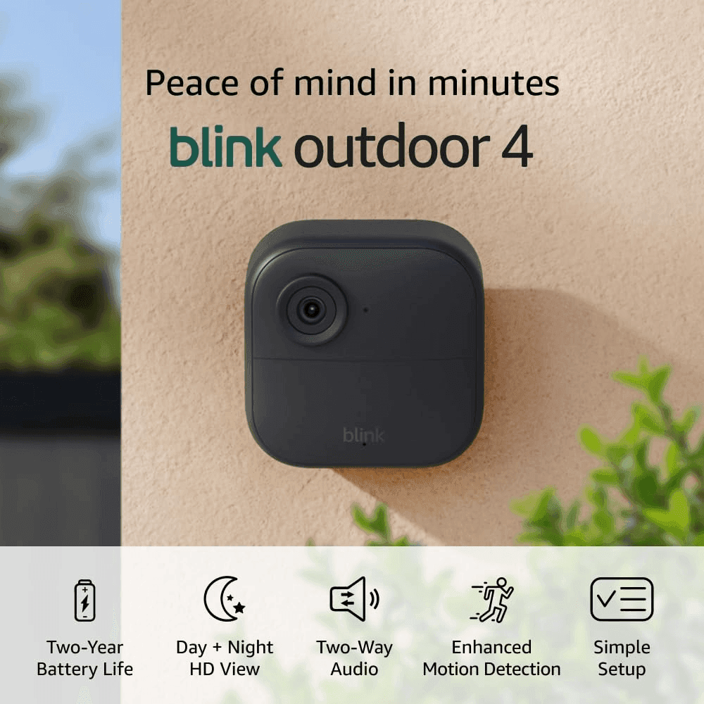 Blink Outdoor 4 Wireless Security Camera System - 3 Cameras