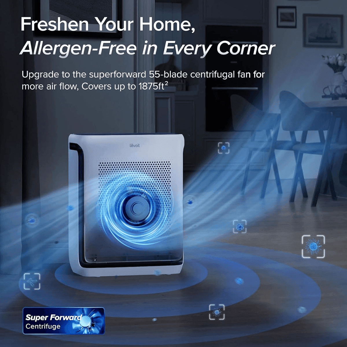 Levoit Vital 200S-P Smart Air Purifier - White image 2