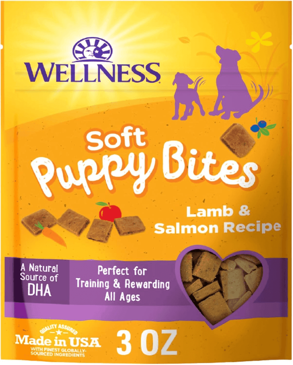 Wellness Soft Puppy Bites Lamb & Salmon Treats - 3 oz