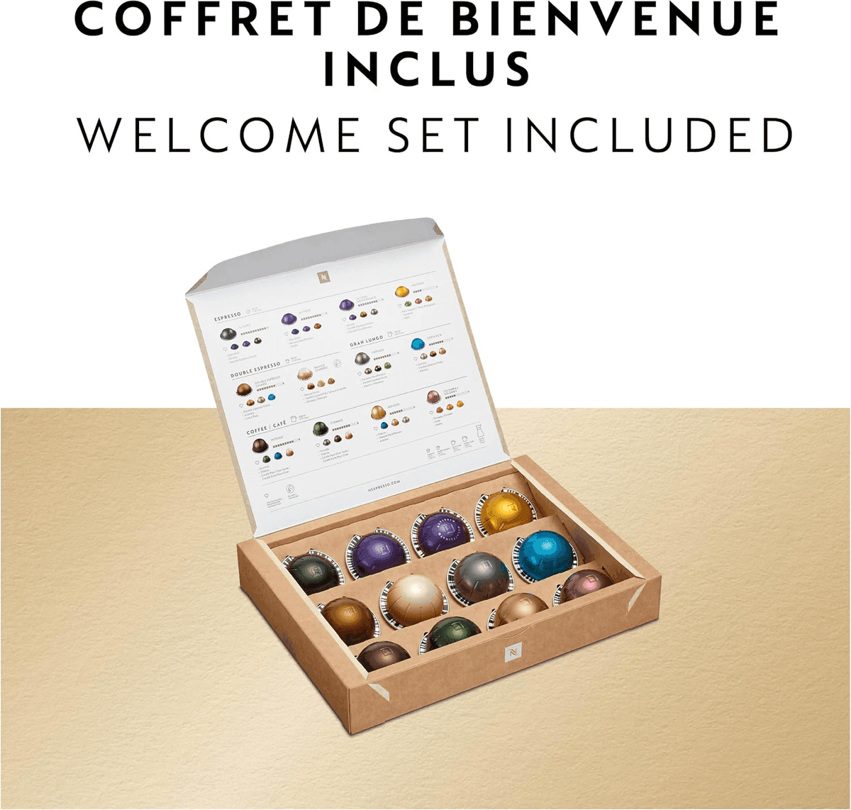 Nespresso Vertuo Pop+ Coffee & Espresso Maker - Black & Gold image 4