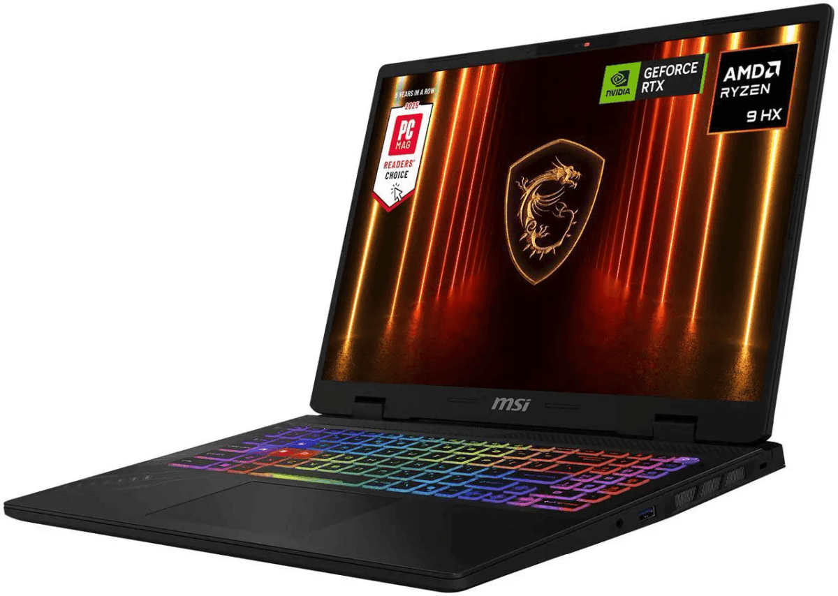 MSI Crosshair A16 Gaming Laptop - Ryzen 9, RTX 5060, 32GB/1TB image 2