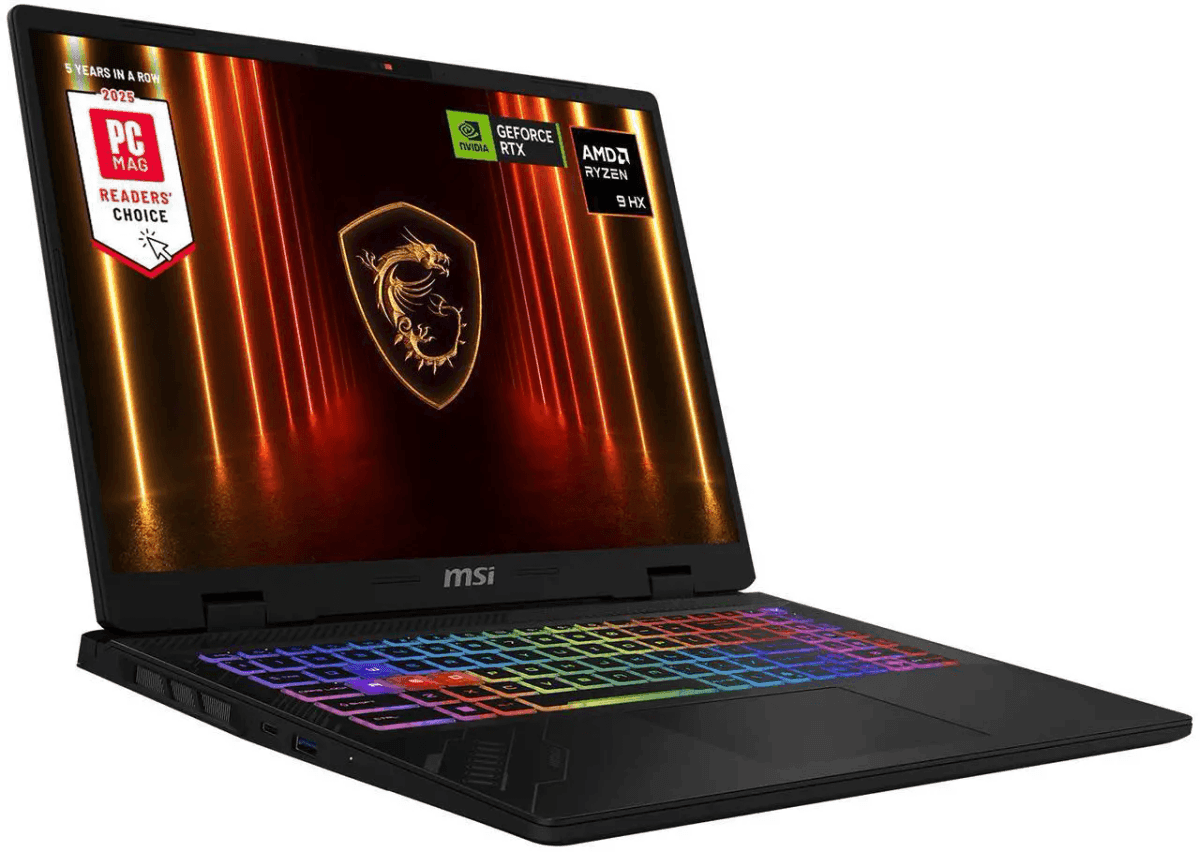MSI Crosshair A16 Gaming Laptop - Ryzen 9, RTX 5060, 32GB/1TB image 3