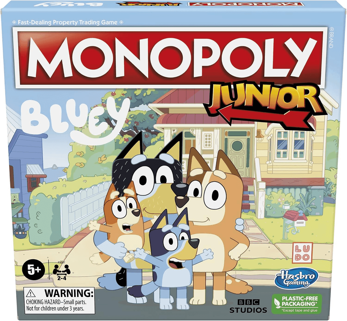 Hasbro Monopoly Junior Bluey Edition Board Game