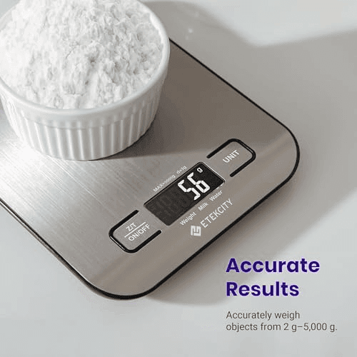 Etekcity 11 lb Digital Kitchen Scale with Tare Function image 2