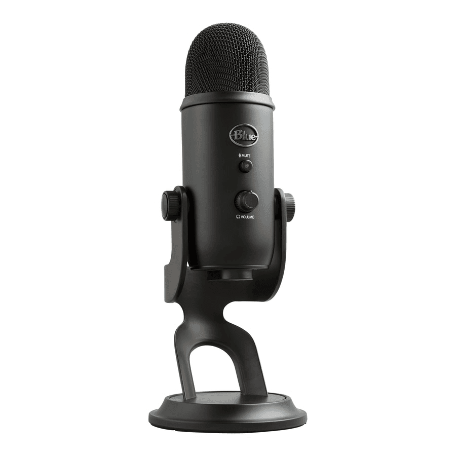 Blue Yeti Wired USB Condenser Microphone - Blackout