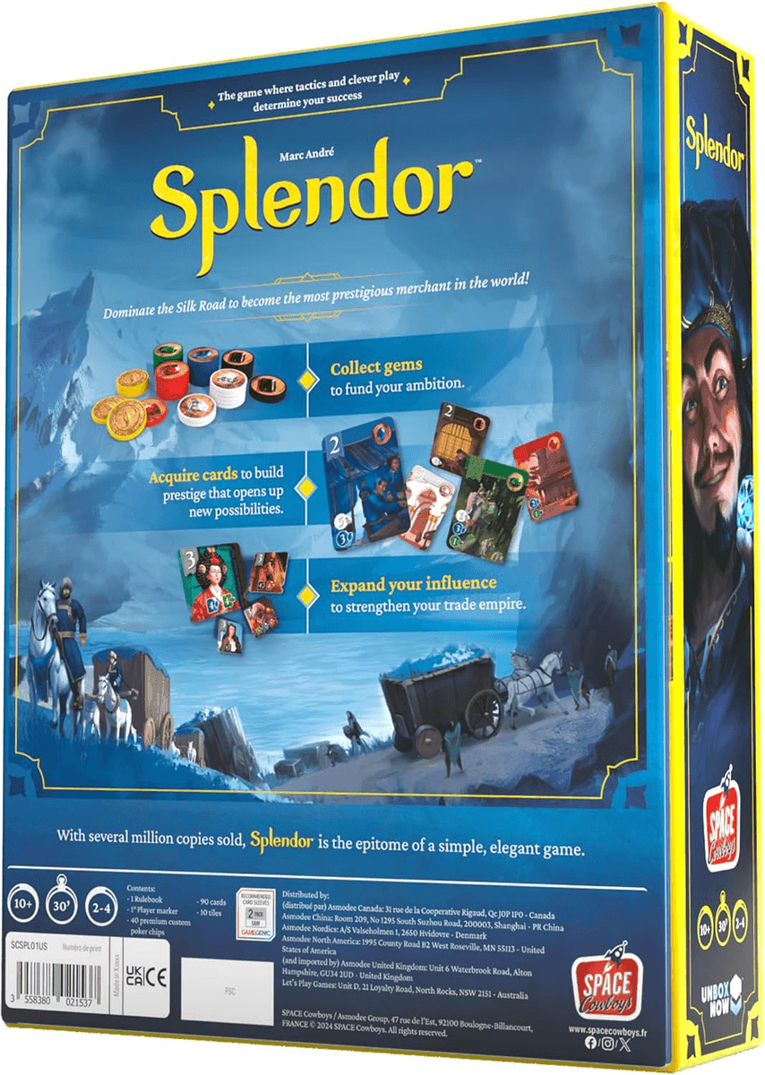 Asmodee Splendor Strategy Board Game for 2-4 Players image 3