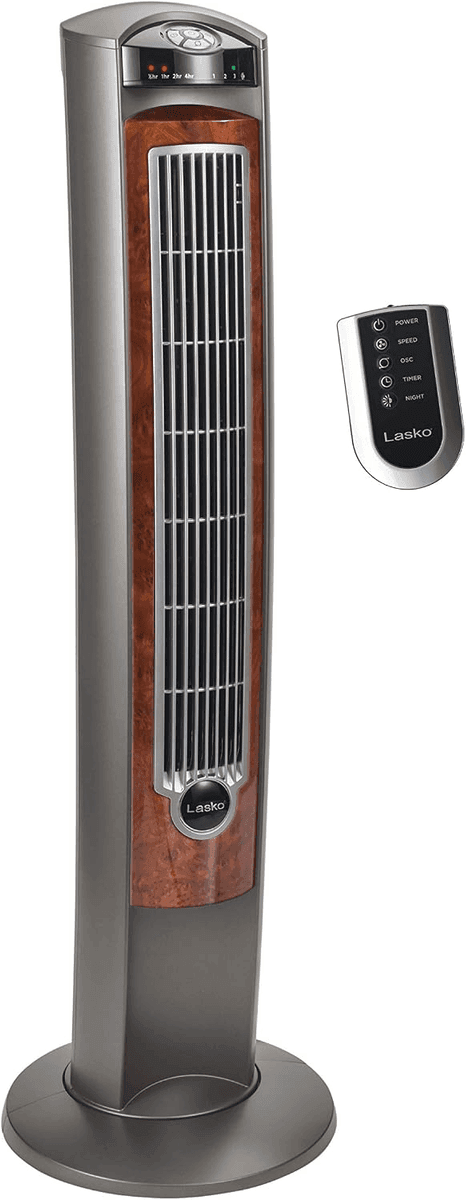 Lasko T42954 42-Inch Oscillating Tower Fan with Remote
