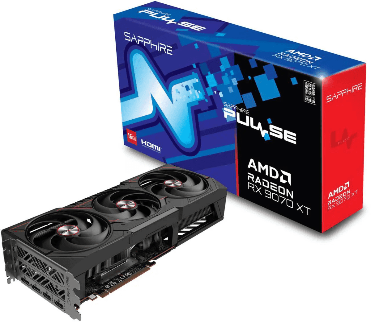 SAPPHIRE PULSE Radeon RX 9070 XT 16GB Graphics Card image 5